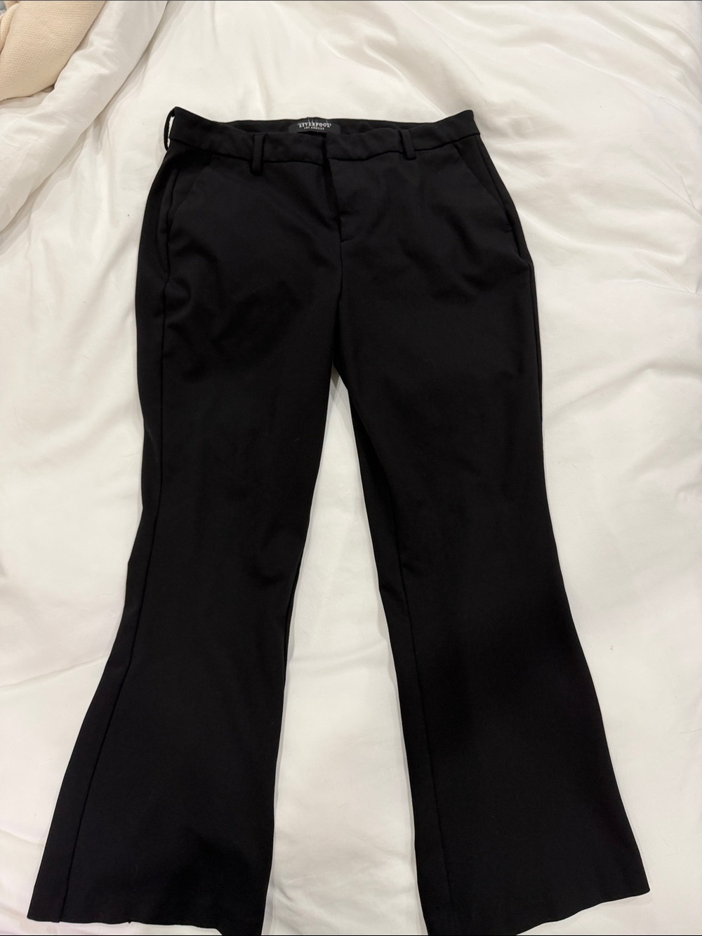 Liverpool Kelsey Women's Black Flare Pants